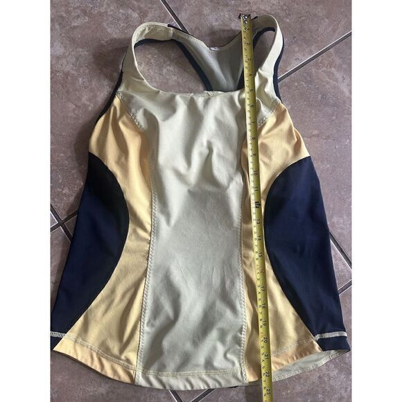 Lululemon  8 10 Colorblock Active Top Yellow - Picture 6 of 7
